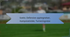 Sveits: Defensive opptegnelser, Kampstatistikk, Turneringreise